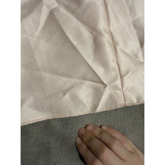 Alfred Sung NWT Pink Blush Formal Strapless Gown Dress Hi Low Pleated Satin - Picture 9 of 13